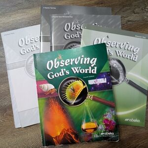 Abeka Observing God's World Science/Health Series Grade 6 Textbook Set